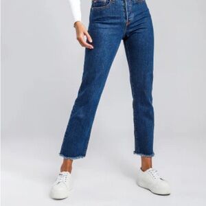 Levi’s Wedgie Straight in Below the Belt Wash 25 x 26